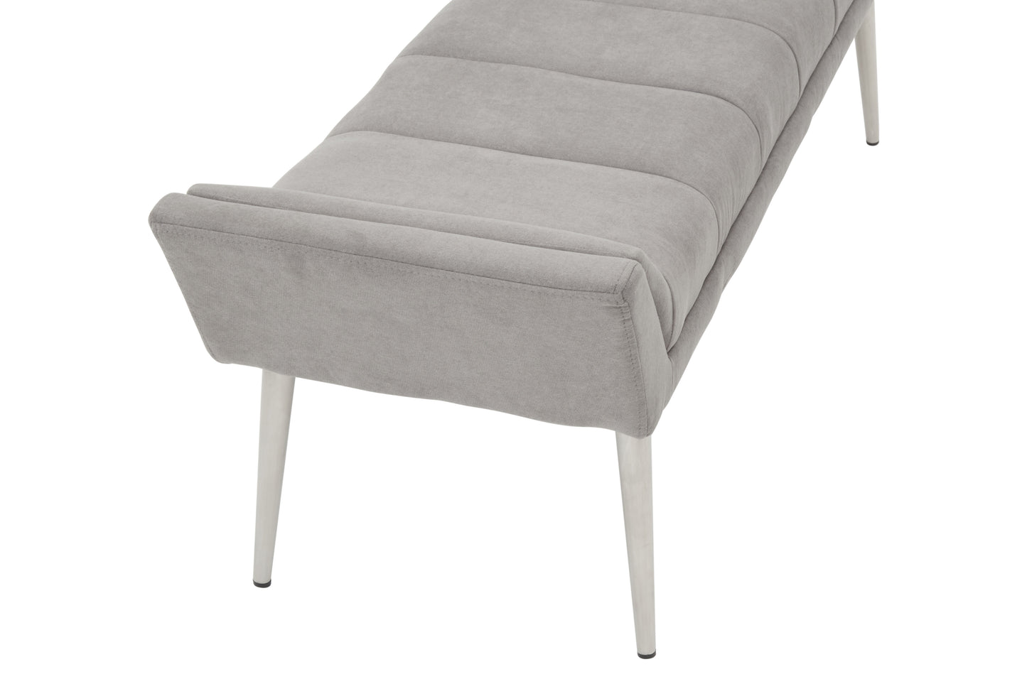 Gilden Grey Bench With Angular Base