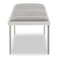 Gilden Grey Bench With Splayed Legs