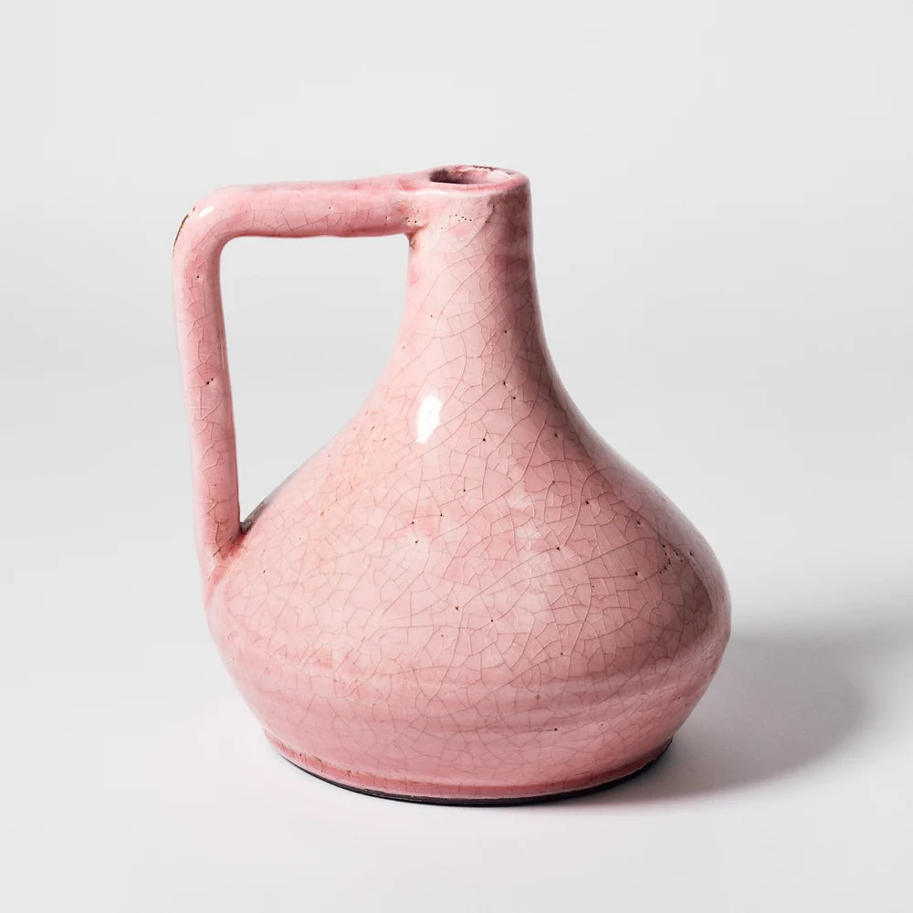 Small Pink Glazed Vase