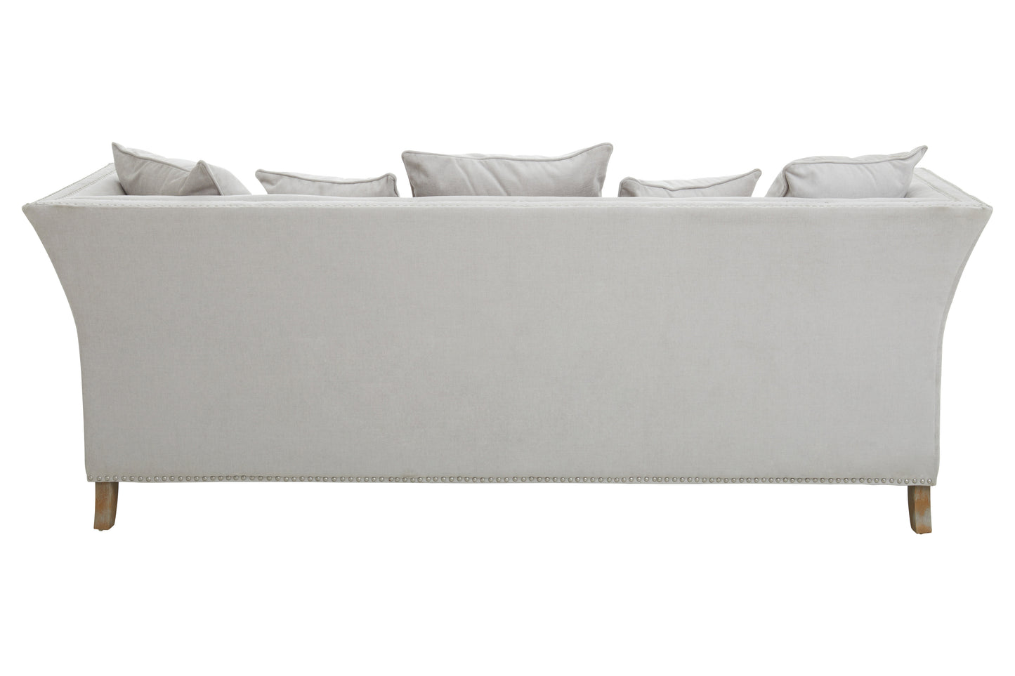 Sutton Three Seat Grey Fabric Sofa