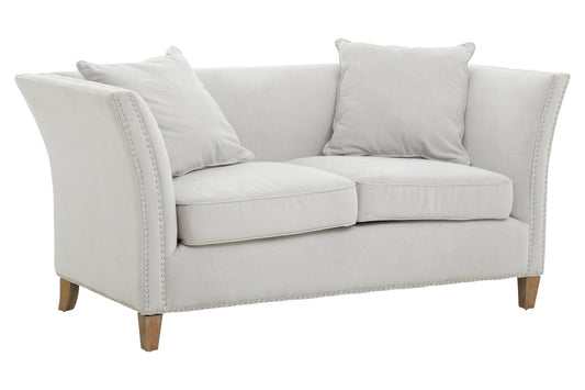 Sutton Two Seat Grey Fabric Sofa