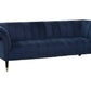 Siena Three Seat Midnight Velvet Sofa