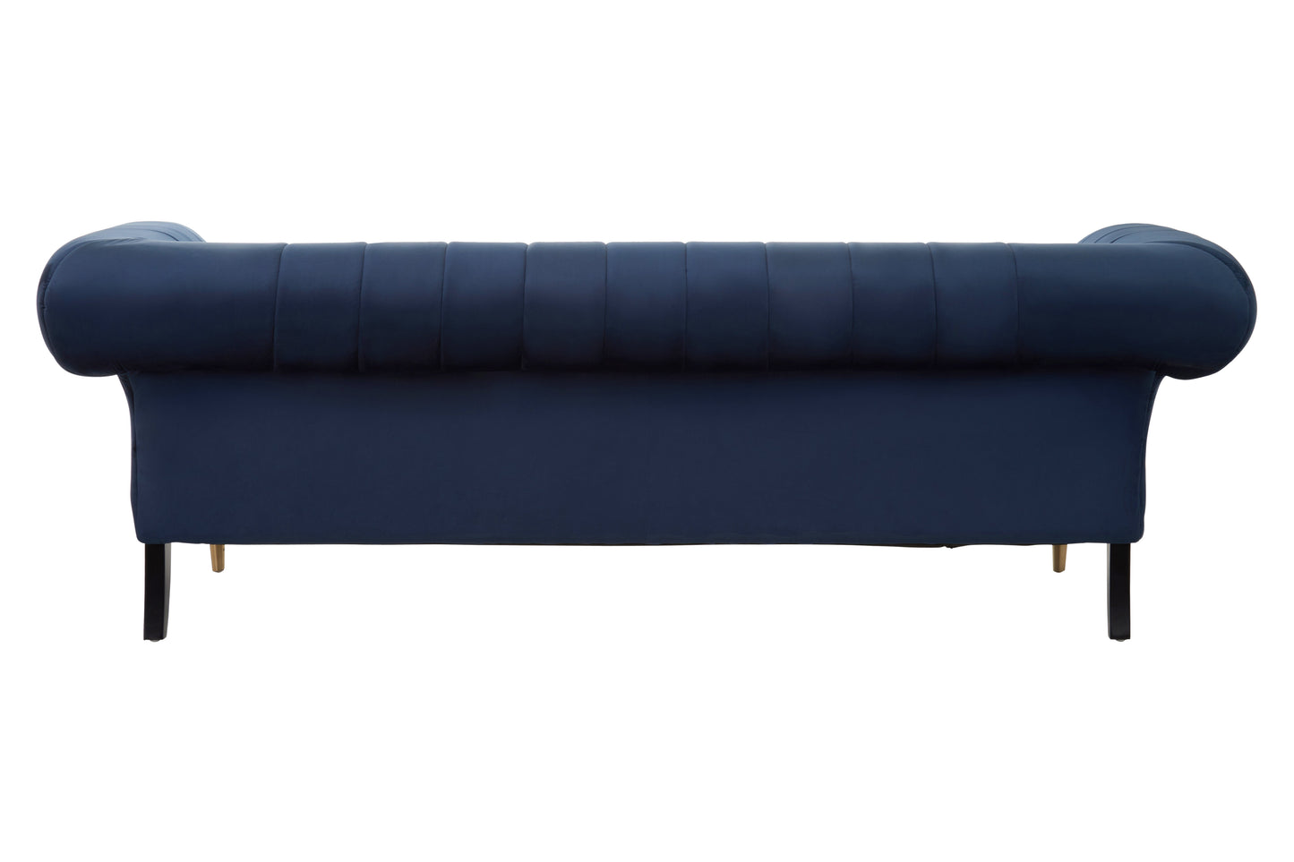 Siena Three Seat Midnight Velvet Sofa