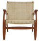 Java Woven Chair In Natural Rattan