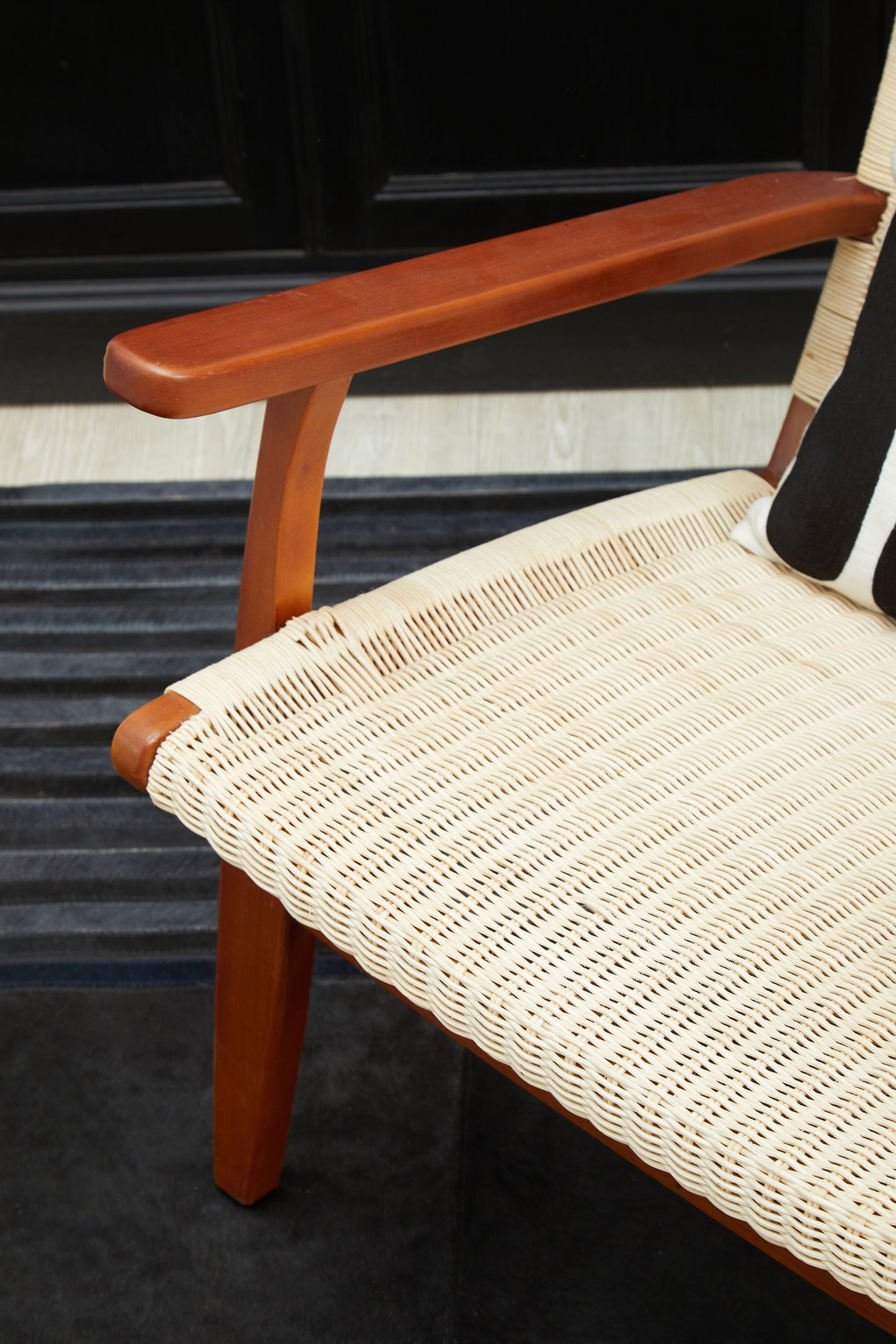 Java Woven Chair In Natural Rattan