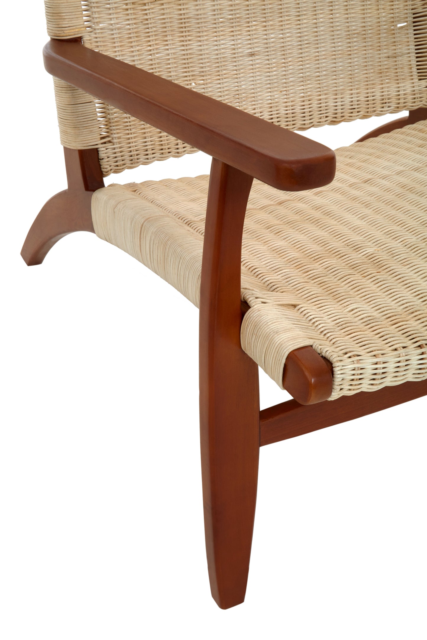 Java Woven Chair In Natural Rattan