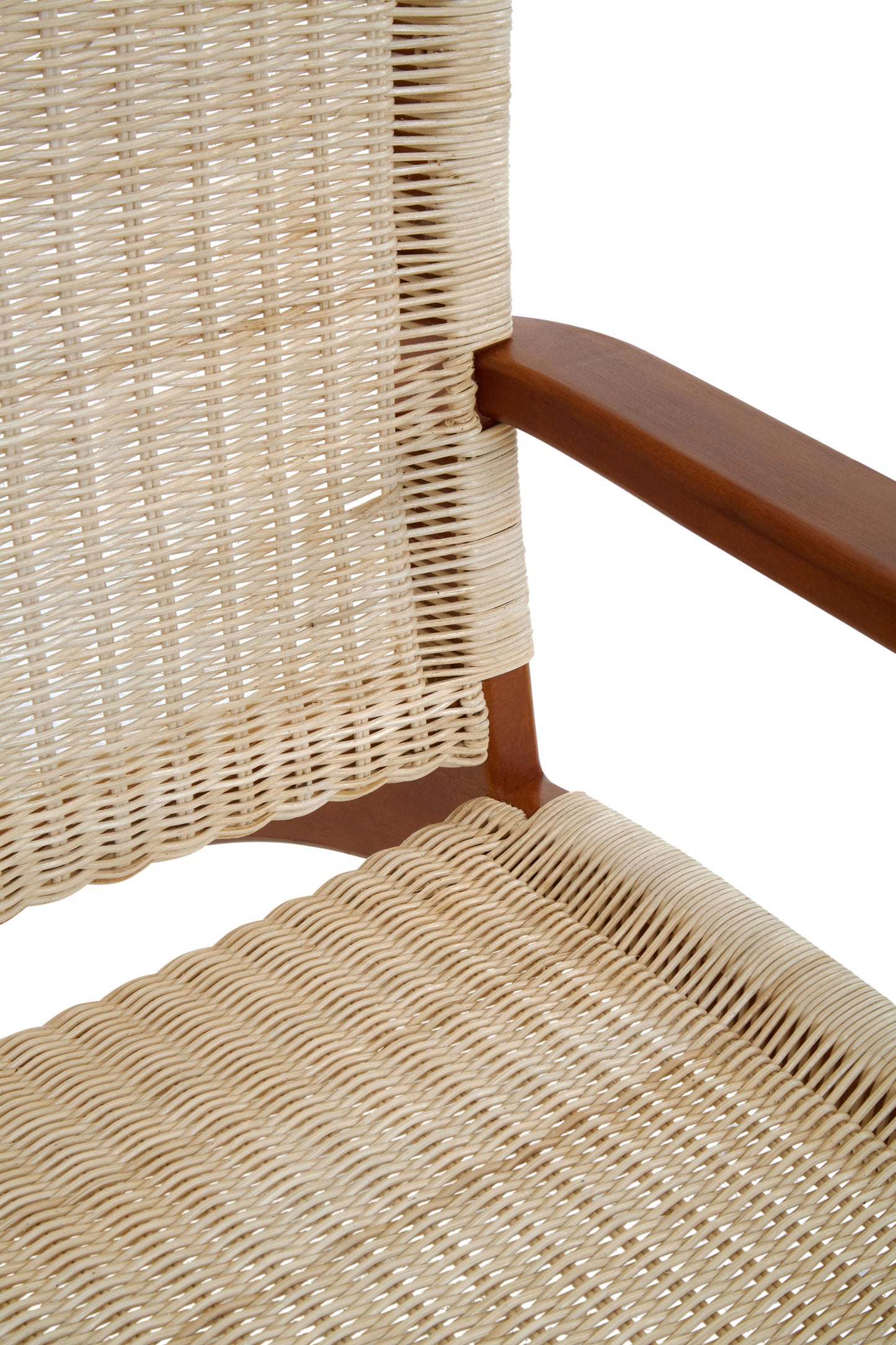 Java Woven Chair In Natural Rattan