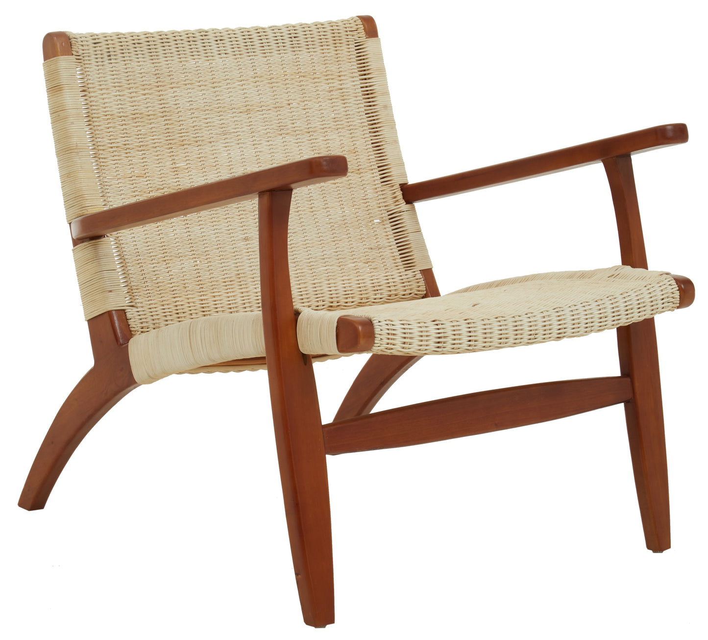 Java Woven Chair In Natural Rattan