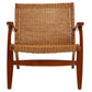 Java Woven Chair In Brown Natural Rattan