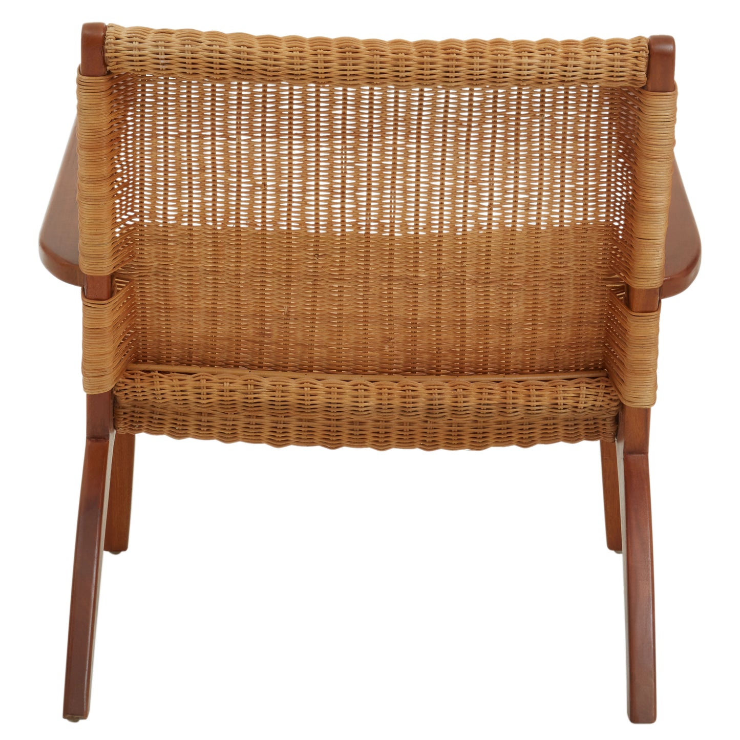 Java Woven Chair In Brown Natural Rattan