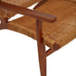 Java Woven Chair In Brown Natural Rattan