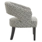 Regents Park Greek Key design Cutout Lounge Chair