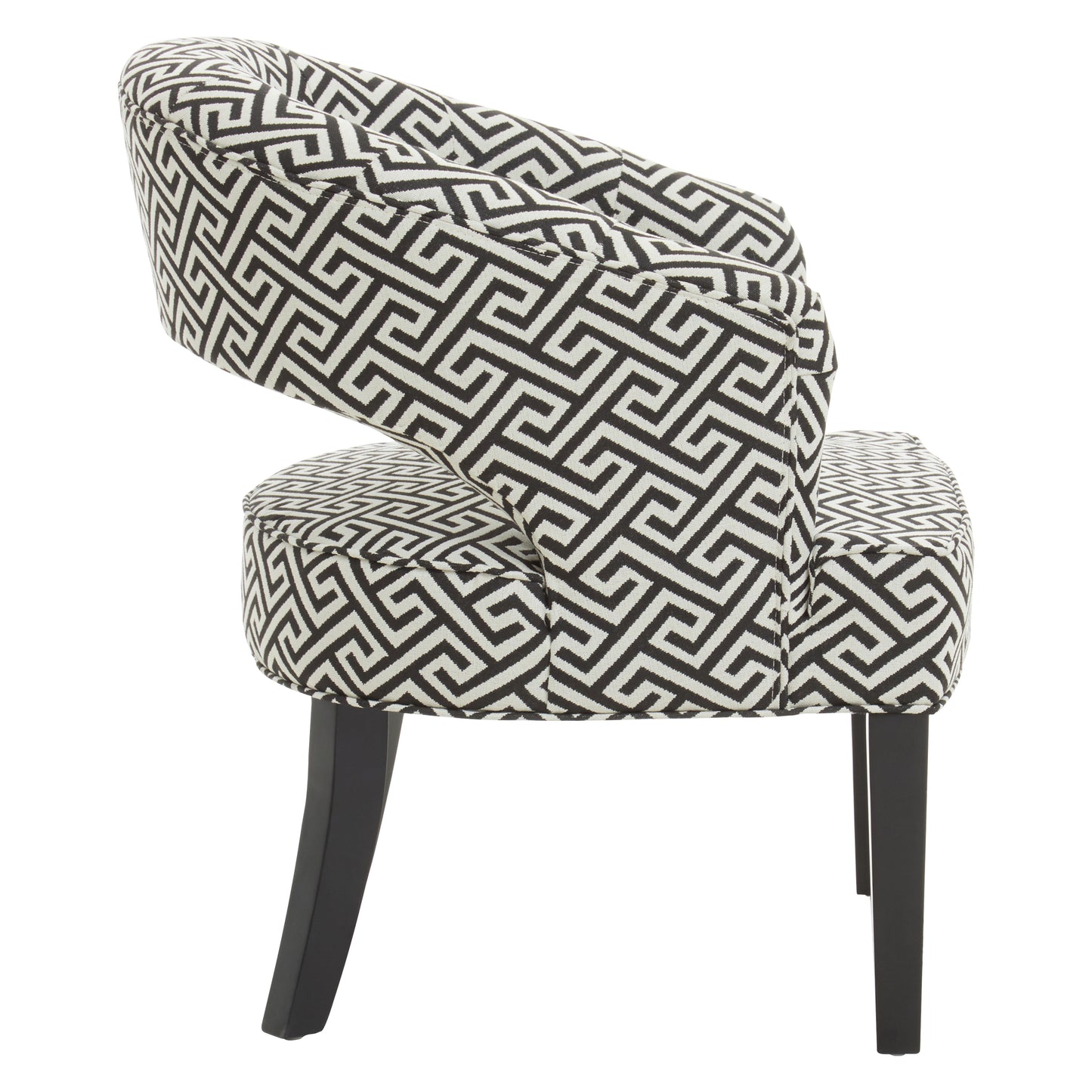 Regents Park Greek Key design Cutout Lounge Chair