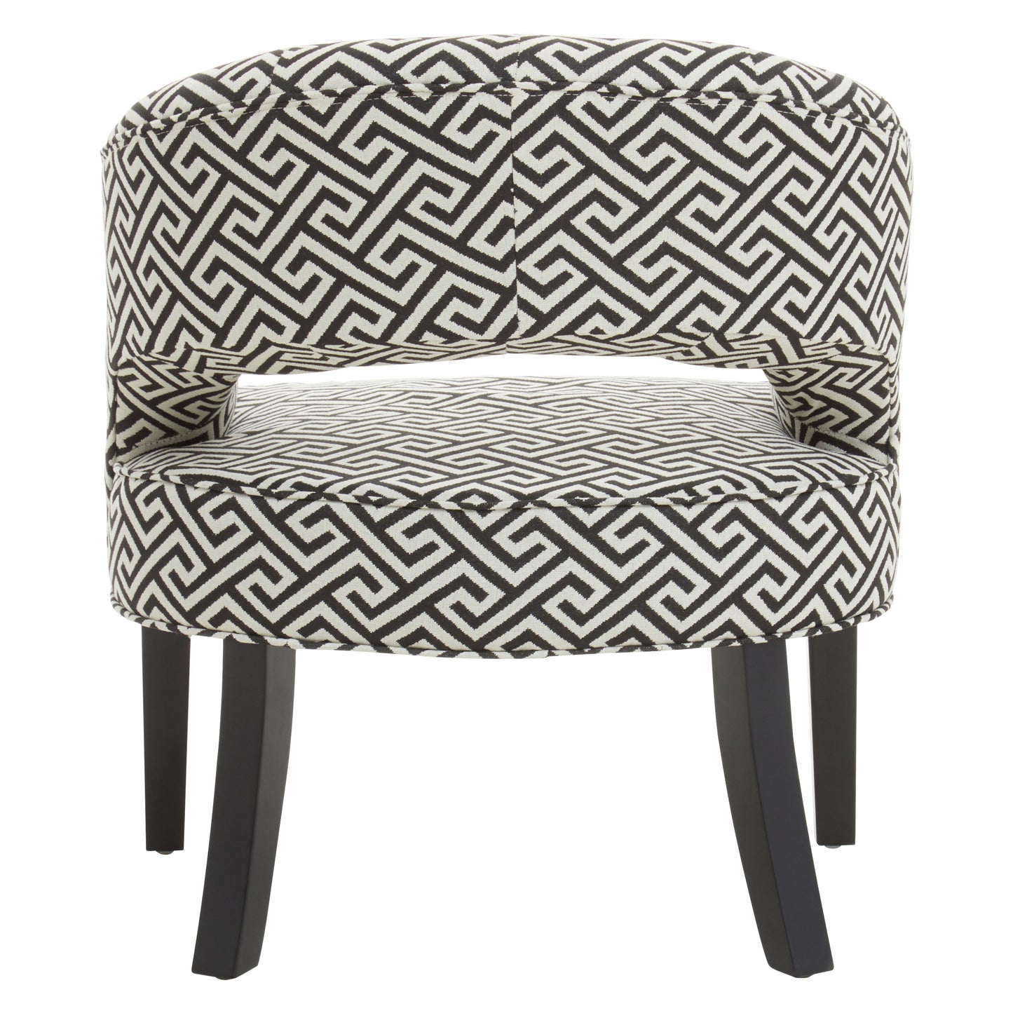 Regents Park Greek Key design Cutout Lounge Chair