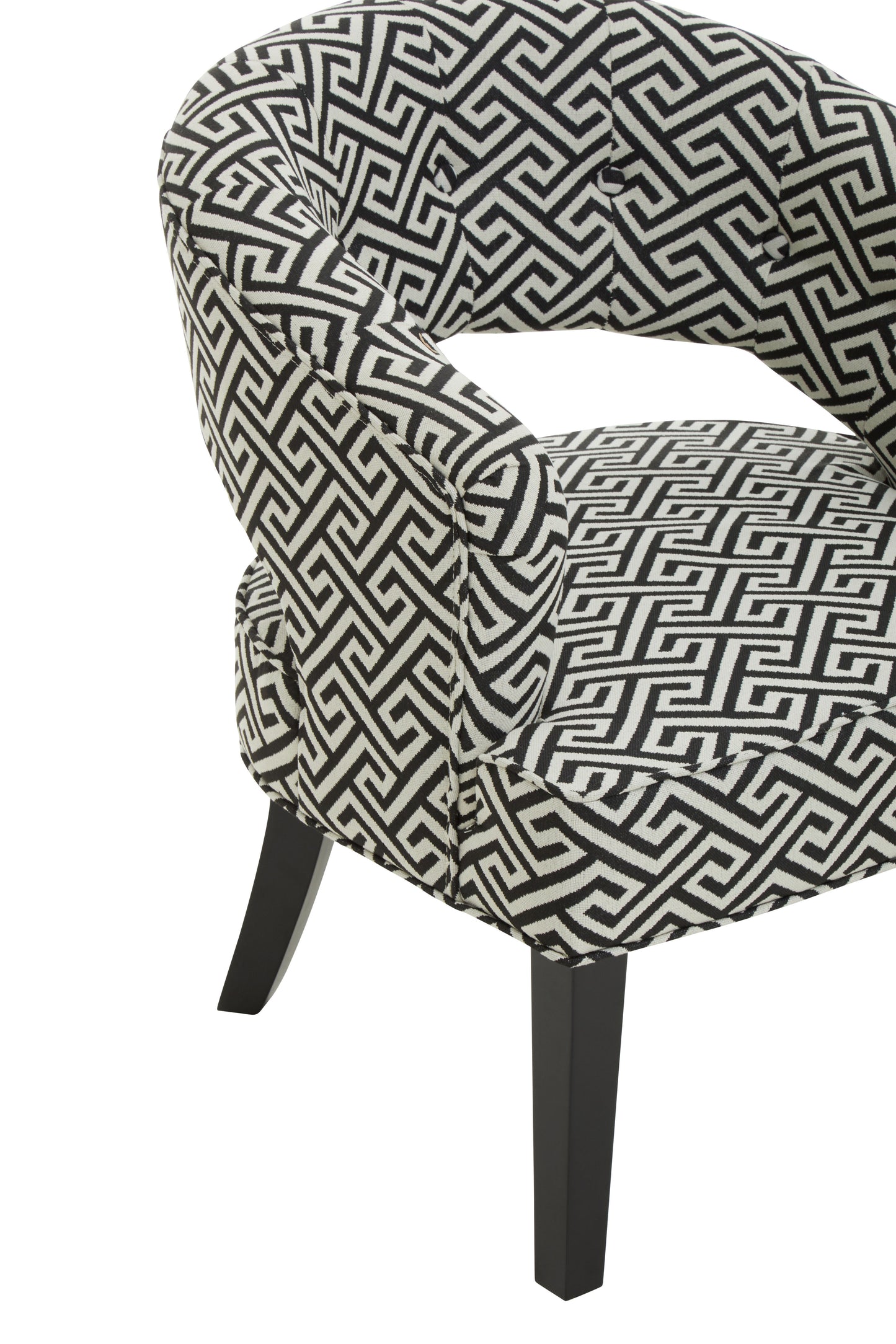 Regents Park Greek Key design Cutout Lounge Chair