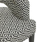 Regents Park Greek Key design Cutout Lounge Chair