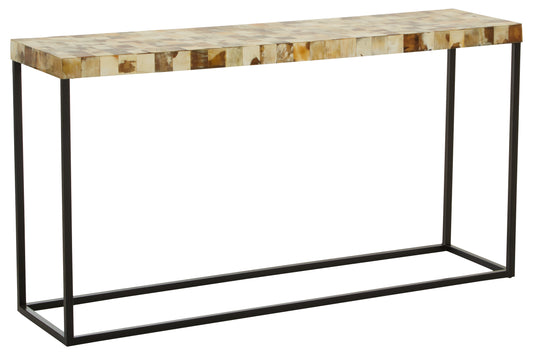 Obra Cream Mother of Pearl Console Table