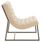 Vogue Ivory Velvet Cocktail Chair