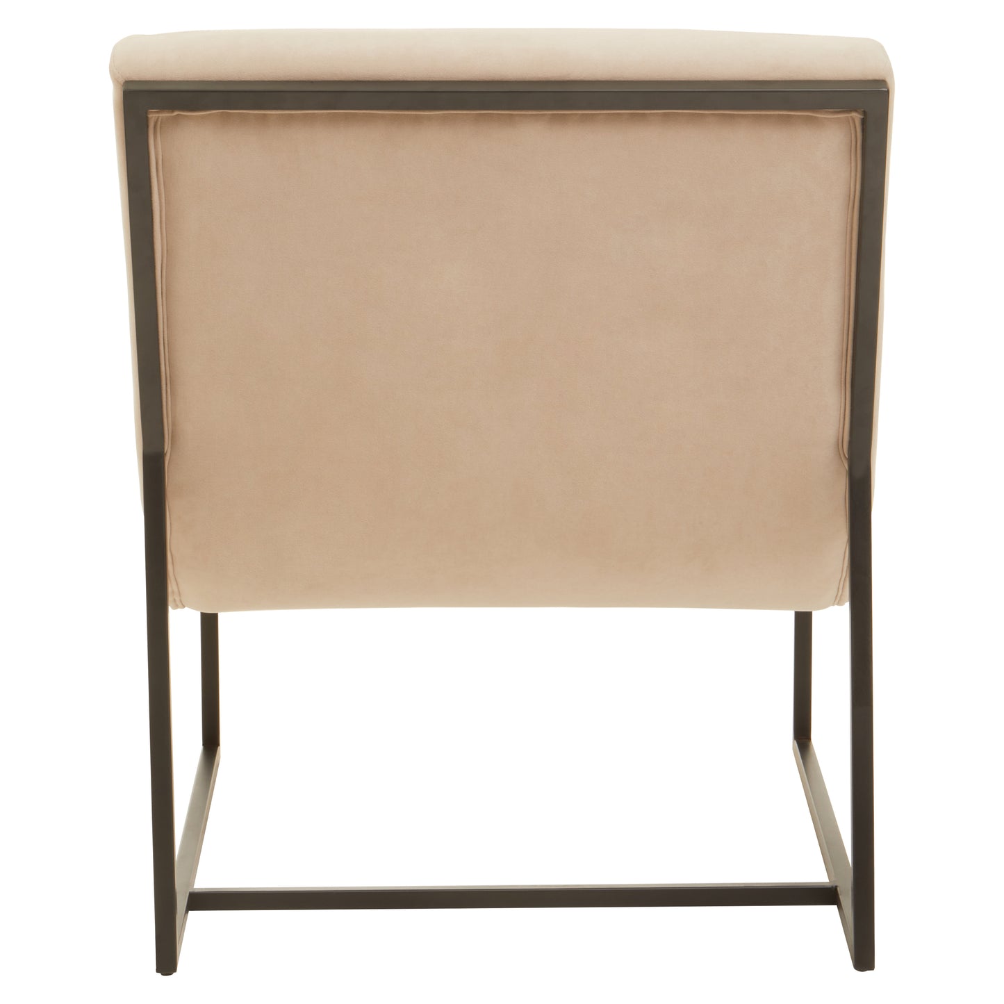 Vogue Ivory Velvet Cocktail Chair