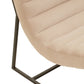 Vogue Ivory Velvet Cocktail Chair