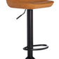 Dalston Set Of Two Camel Bar Stools