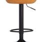 Dalston Set Of Two Camel Bar Stools