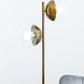 Revive 2 Bulb Gold Finish Metal Floor Lamp