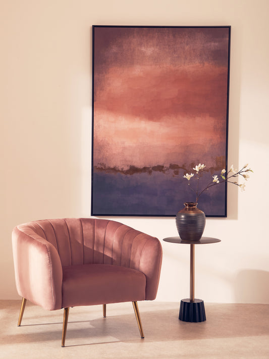 Astratto Pink and Purple Classic Wall Art