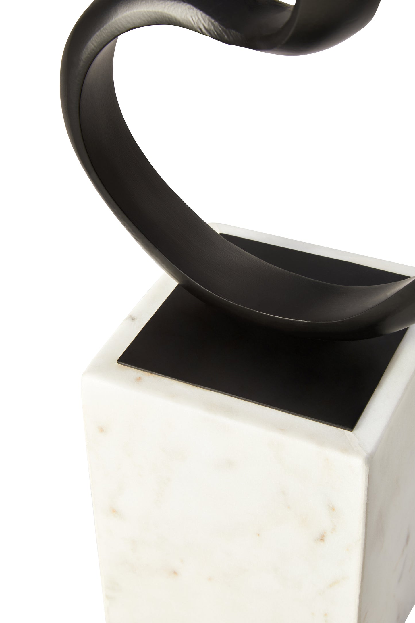 Mirano Black Finish Aluminium Knot Sculpture