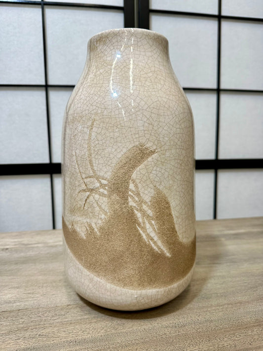 Large Crackle Vase