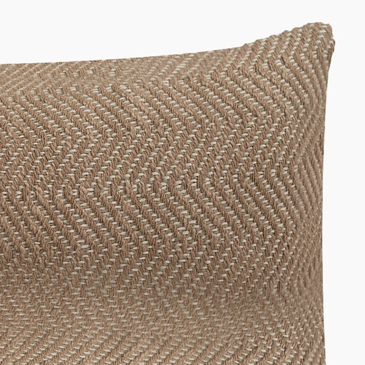 Beige Magic Feather-filled Cotton Cushion