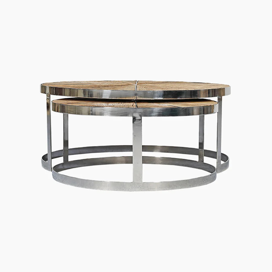 Jose Reclaimed Wood Nesting Coffee Tables