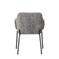 Milan Chenille Effect Grey Dining Chair