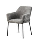 Milan Chenille Effect Grey Dining Chair