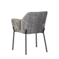 Milan Chenille Effect Grey Dining Chair