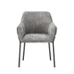 Milan Chenille Effect Grey Dining Chair