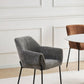 Milan Chenille Effect Grey Dining Chair