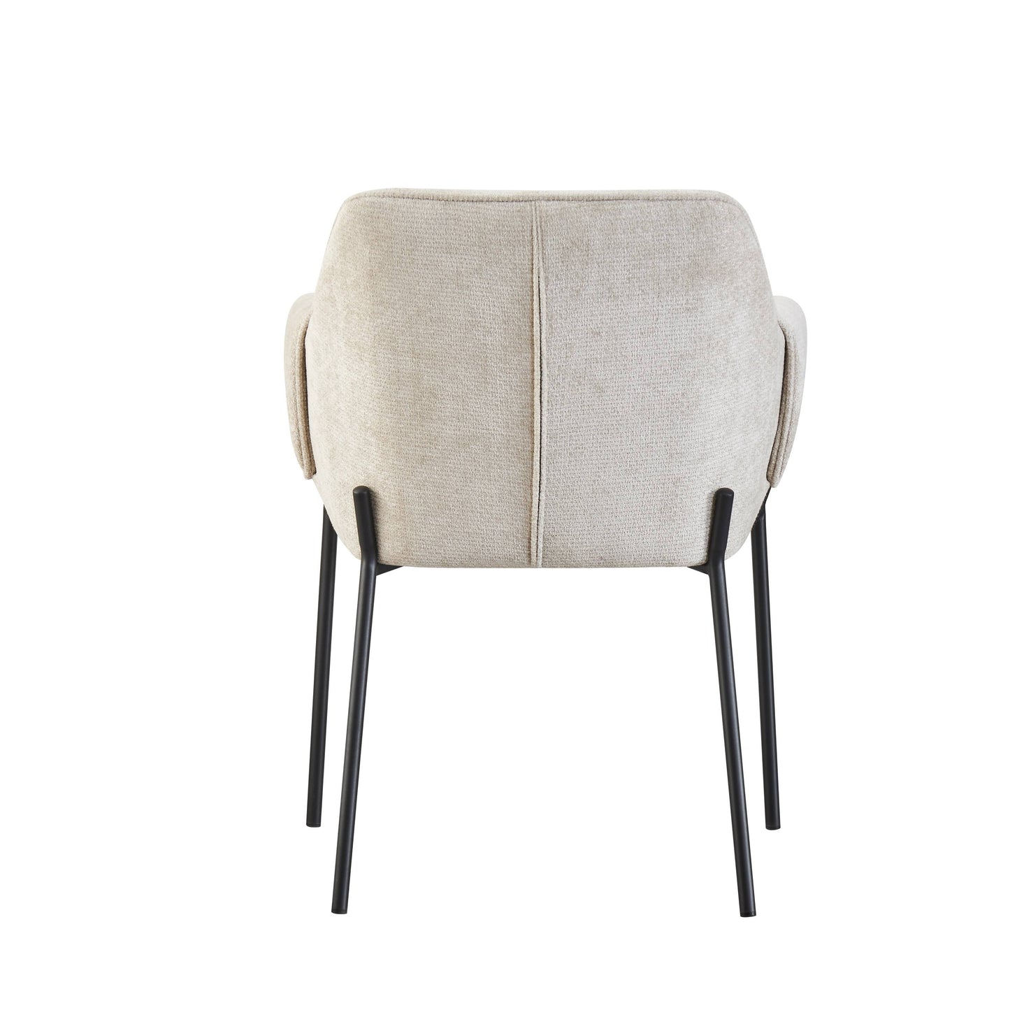 Milan Chenille Effect Natural Dining Chair