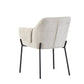 Milan Chenille Effect Natural Dining Chair