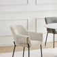 Milan Chenille Effect Natural Dining Chair