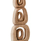 Fidel Natural Mango Wood Ring Sculpture