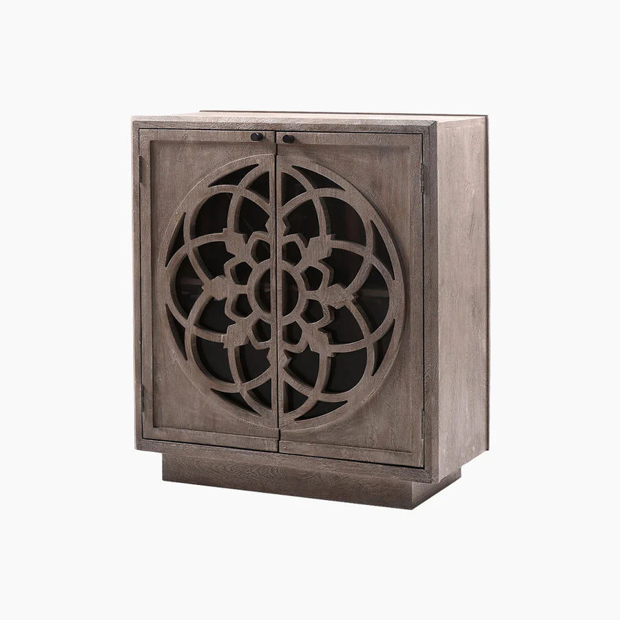 Flower Of Life Two Door Cabinet