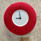 Riccio Wall Clock by Diamantini & Domeniconi - Red