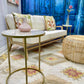 Greta Rose Quartz End Table Large