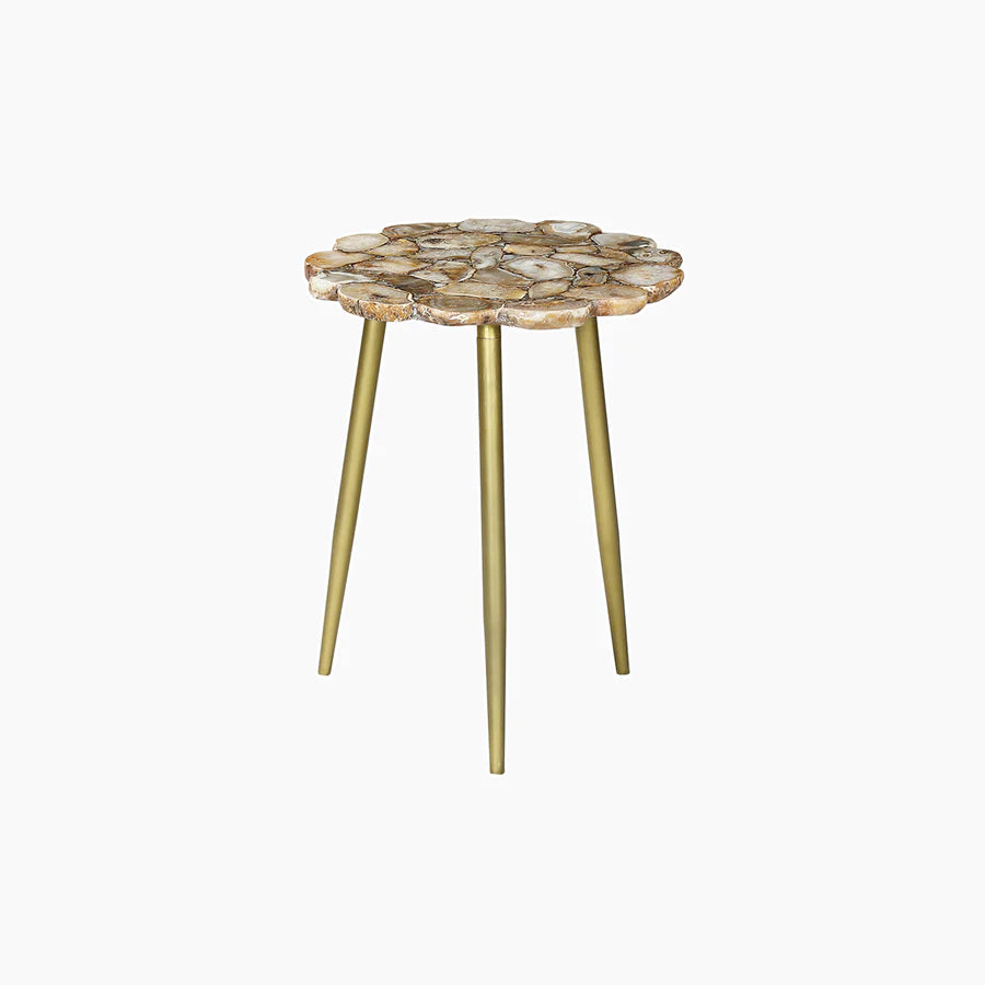 Myra Natural Agate End Table