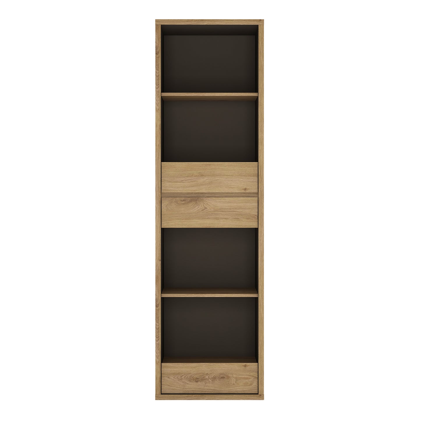 Shetland Tall Narrow 3 Drawer Bookcase