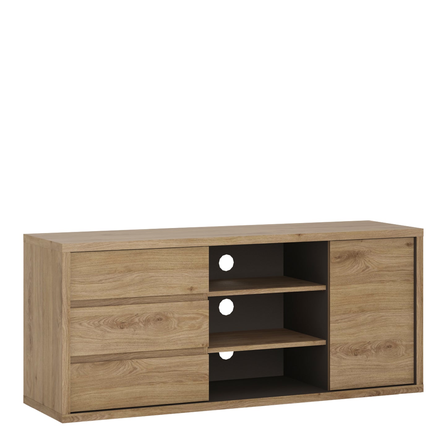 Shetland 1 Door 3 Drawer TV Cabinet