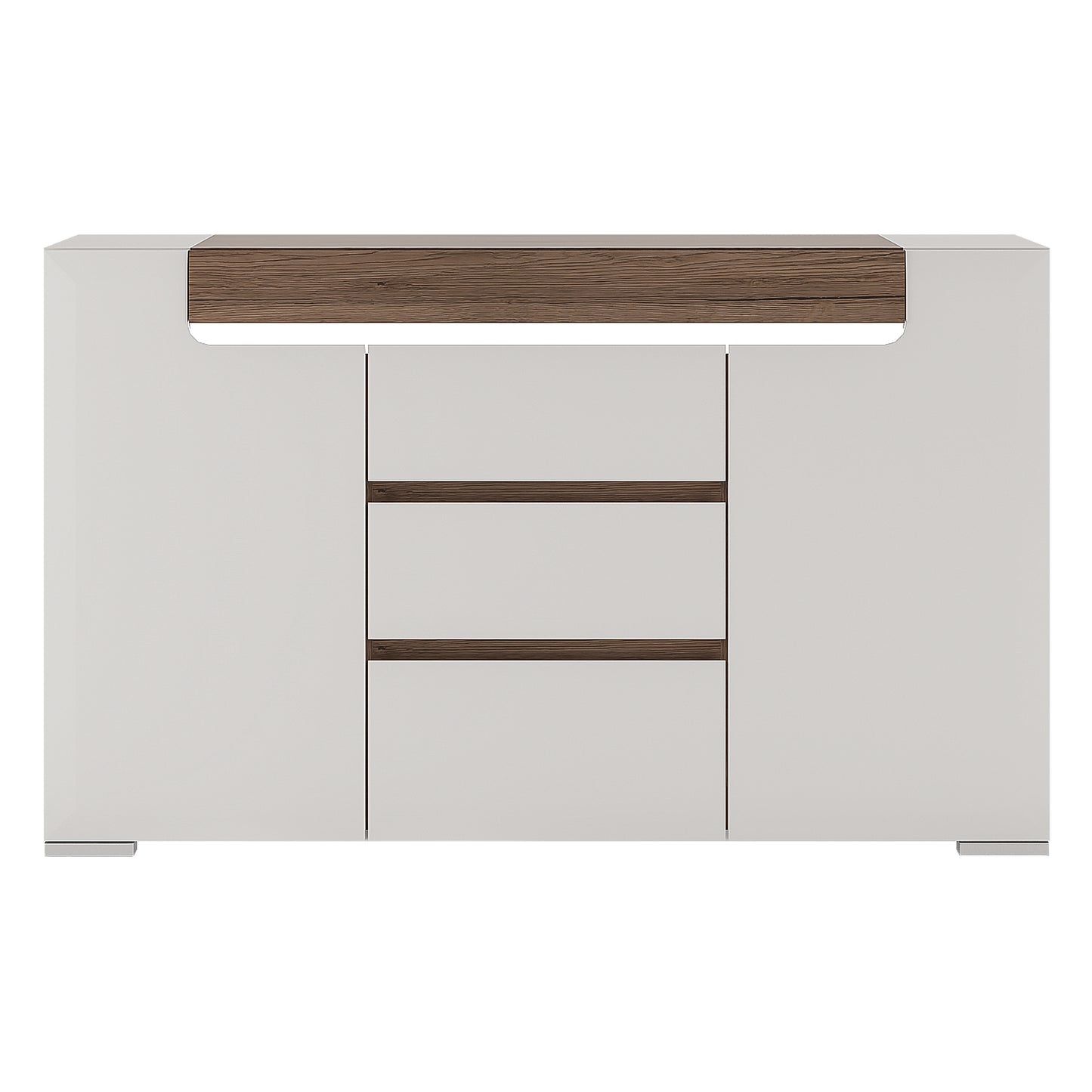 Toronto 2 Door 3 Drawer Sideboard (inc. Plexi Lighting)