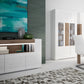 Toronto 3 Door Sideboard with open shelving (inc. Plexi Lighting)