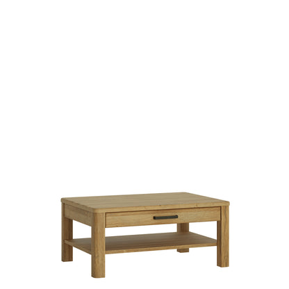 Cortina 1 Drawer Coffee Table in Grandson Oak